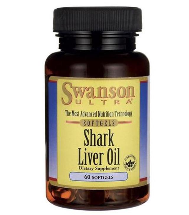 SWANSON Shark Liver Oil 550 mg - 60 kaps.