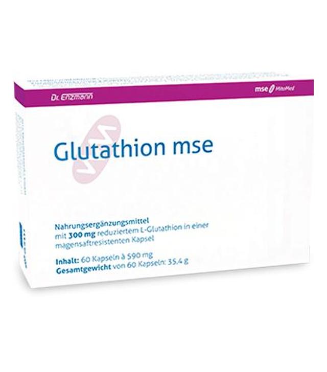 Glutathion mse - 60 kaps. - cena, opinie, dawkowanie