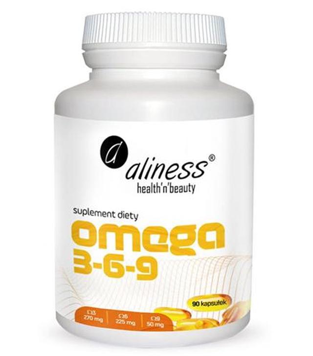 Aliness Omega 3-6-9, 90 kaps., cena, opinie, stosowanie