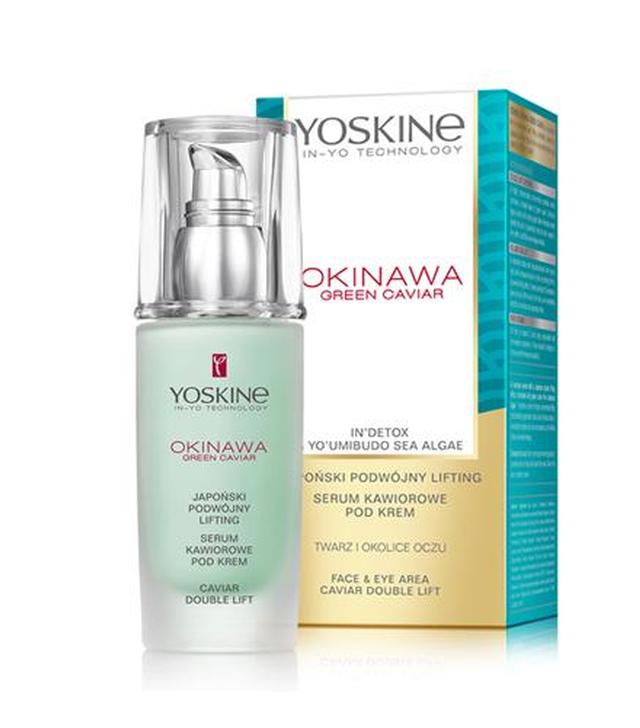 YOSKINE OKINAWA GREEN CAVIAR Serum kawiorowe pod krem - 30 ml - linia przeciwzmarszczkowo-liftingująca - cena, stosowanie