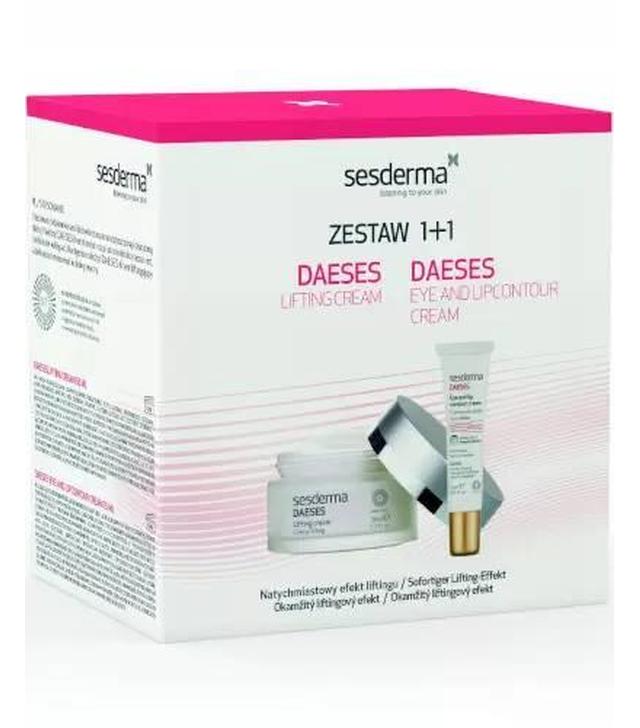Sesderma Daeses krem liftingujący 50 ml + Daeses kontur oczu i ust 15 ml [ZESTAW]