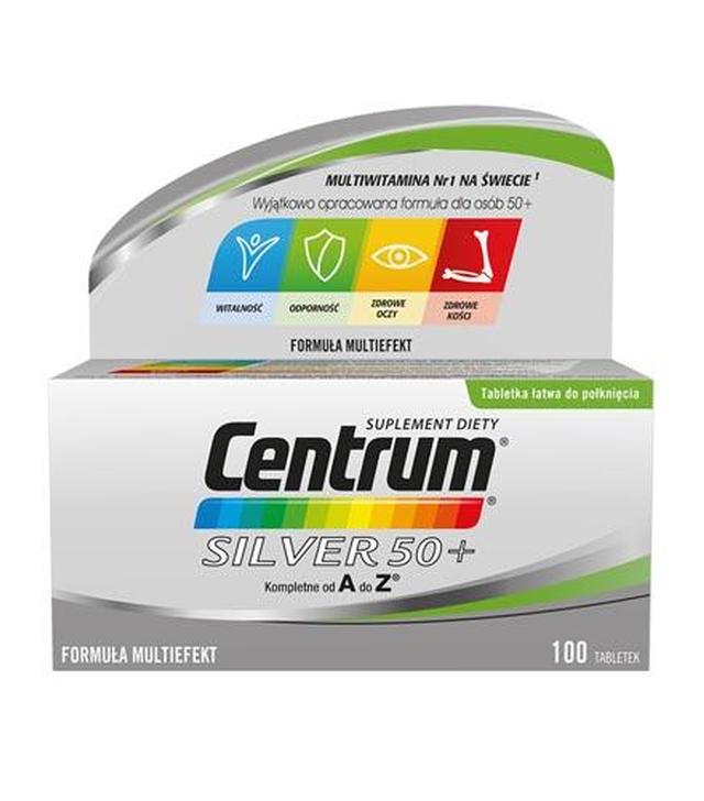 CENTRUM Silver 50+ Formuła Multiefekt, 100 tabletek