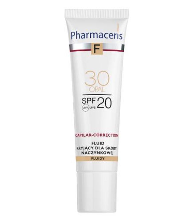 Pharmaceris F Capilar-Correction 30 Opal, fluid kryjący SPF20 dla skóry naczynkowej, 30 ml