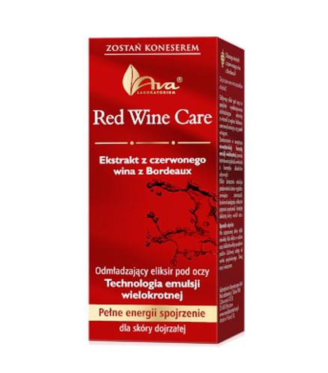 Ava Red Wine Care Extract z czerwonego wina z Bordeaux Odmładzający eliksir pod oczy - 15 ml - cena, opinie, skład