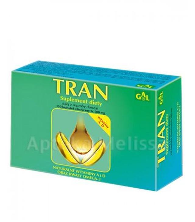 GAL Tran (Olej z wątroby dorsza) - 150 kaps.