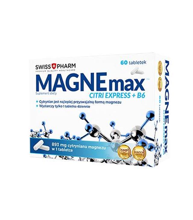 MagneMax - 60 tabl. - cena, opinie, stosowanie