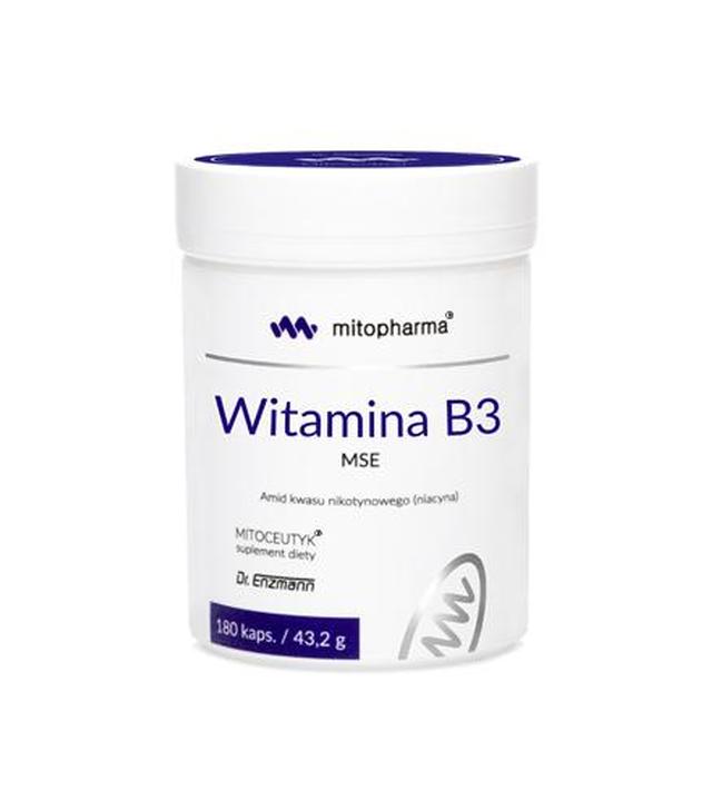 Mitopharma Witamina B3 MSE - 180 kapsułek
