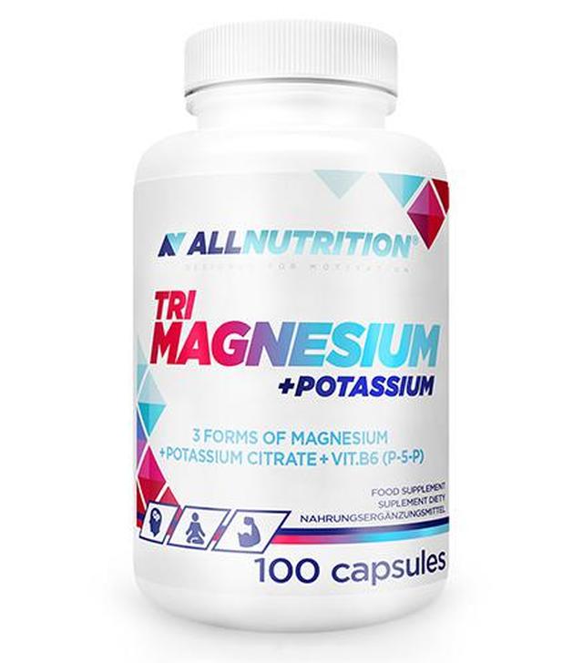 Allnutrition Tri Magnesium + Potassium, 100 kapsułek