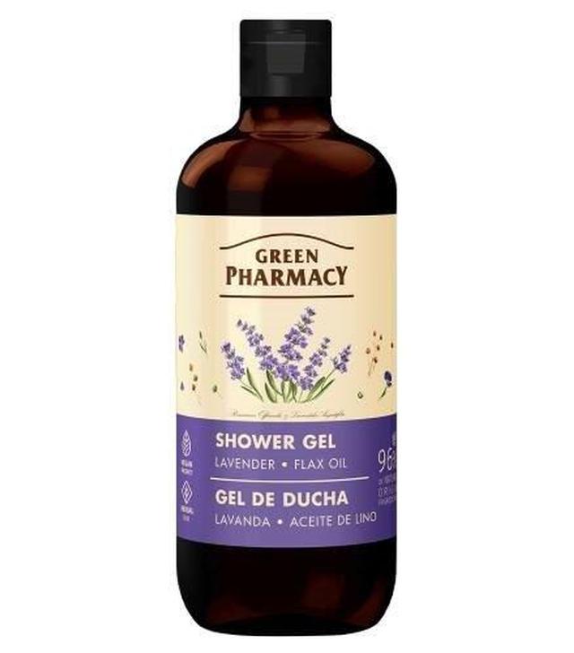 Green Pharmacy Żel pod prysznic Lawenda i Olej lniany, 500 ml
