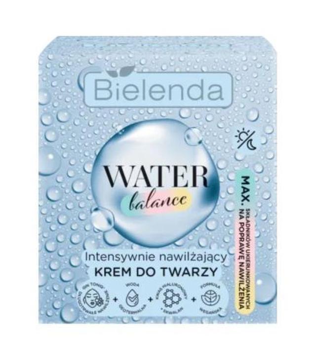 Bielenda Water Balance, intensywnie nawilżający krem do twarzy, 50 ml - 1023739 - uszkodzone kartonowe opakowanie