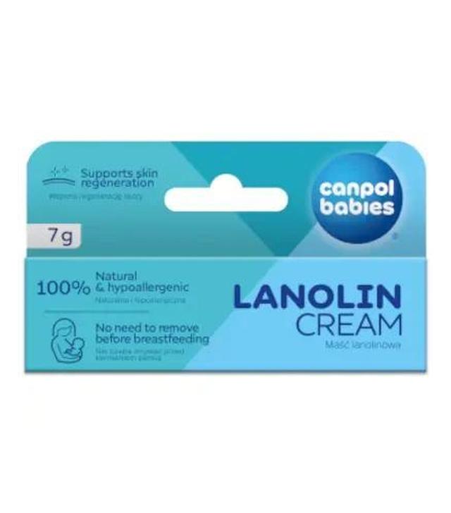 Canpol Babies Lanolin Cream Maść do brodawek sutkowych lanolinowa 7 g