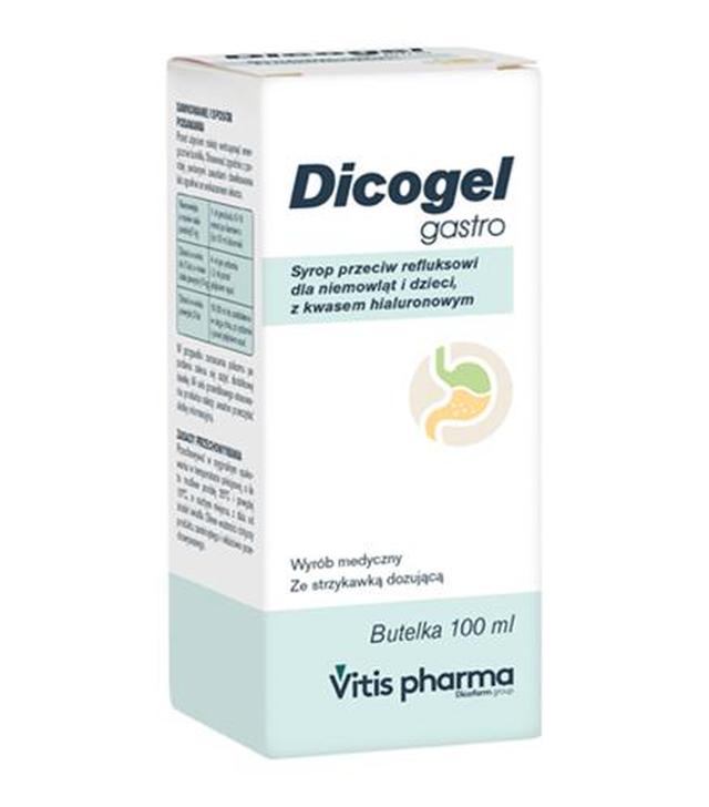 Dicogel Gastro syrop, 100 ml, cena, opinie, stosowanie