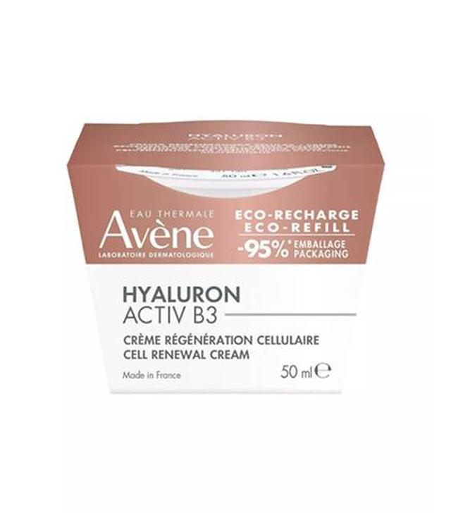 Avene Hyaluron Activ B3 Krem poprawiający napięcie skóry i korygujący zmarszczki refill, 50 ml