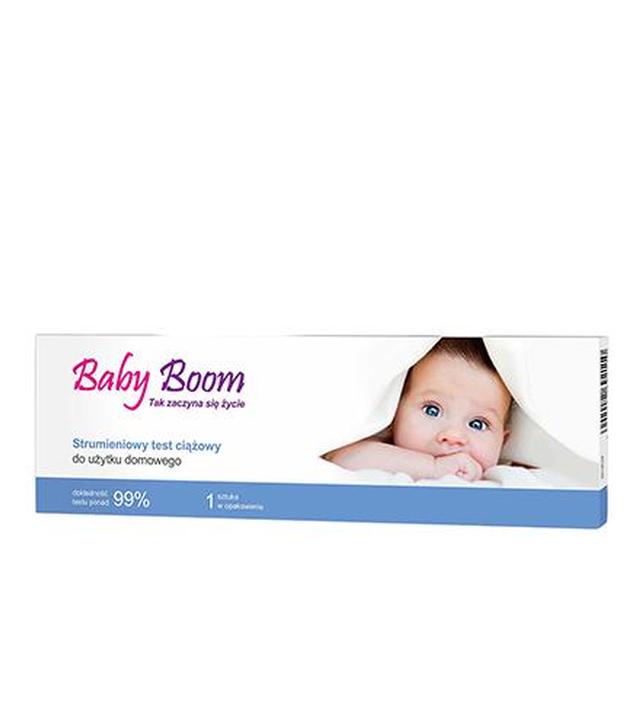 TEST ciążowy BABY BOOM strumieniowy 1szt. - cena, opinie, właściwości
