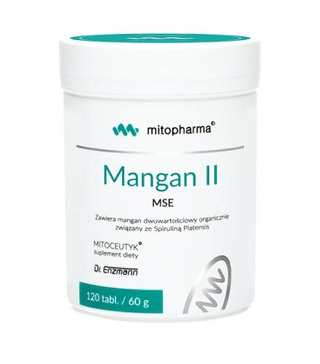 Mitopharma Mangan II MSE - 120 tabl. - cena, opinie, dawkowanie