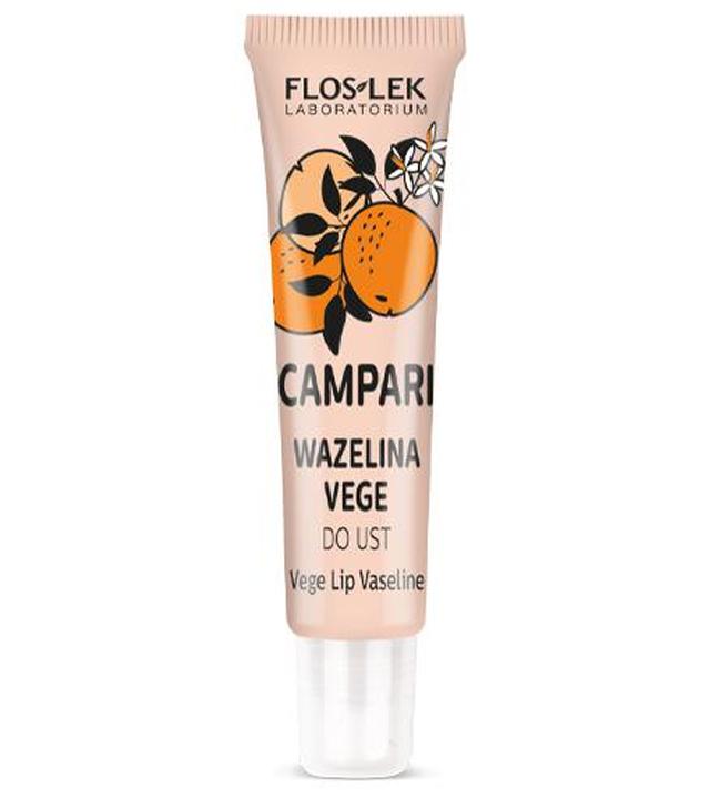 Flos-Lek Vege Wazelina do ust Campari, 10 g, cena, opinie, właściwości