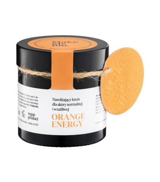Make Me Bio Orange Energy Nawilżający krem dla cery normalnej i wrażliwej, 60 ml