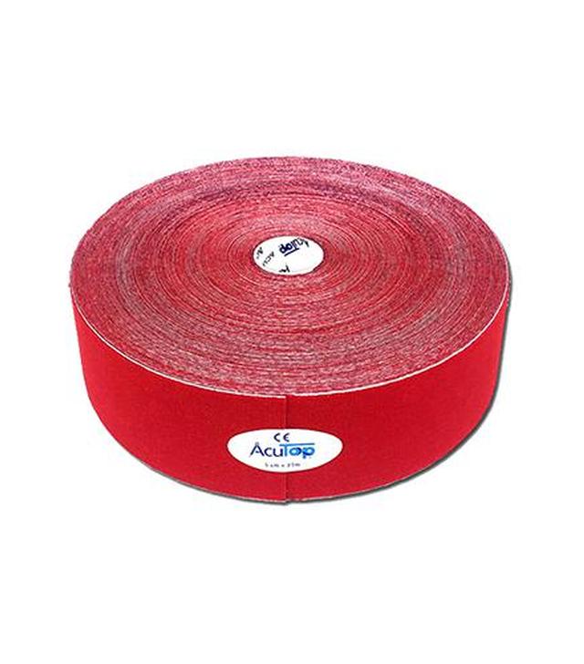 AcuTop Tape Classic 5 cm x 35 m czerwony, 1 szt., cena, wskazania, właściwości - ważny do 2025-03-30