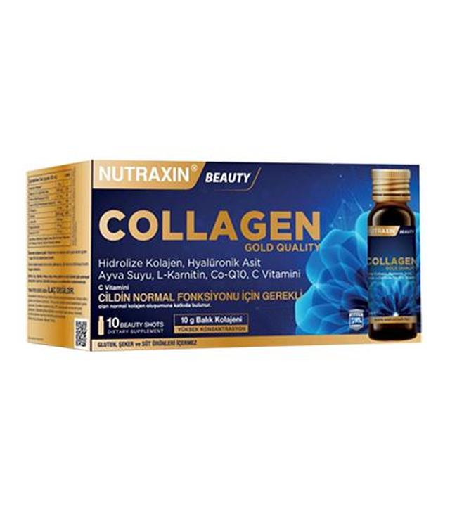 Nutraxin Beauty Collagen, 10 x 50 ml, cena, opinie, właściwości