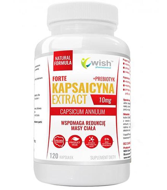 Wish Kapsaicyna Forte Extract - 120 kaps. - cena, opinie, właściwości