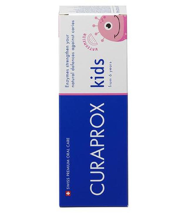 Curaprox Kids Pasta do zębów dla dzieci z fluorem arbuzowa, 60 ml, cena, wskazania, właściwości