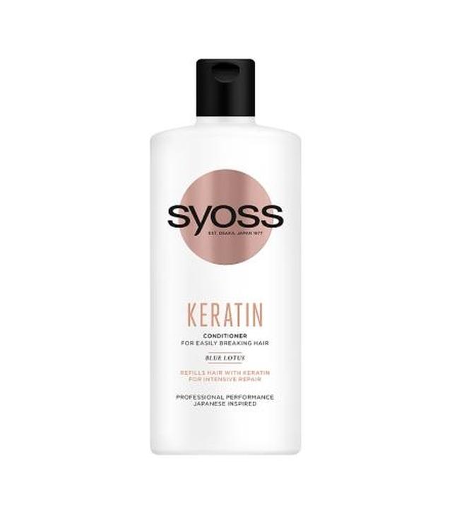 Syoss Keratin Conditioner Odżywka do włosów łamliwych - 440 ml - cena, opinie, skład