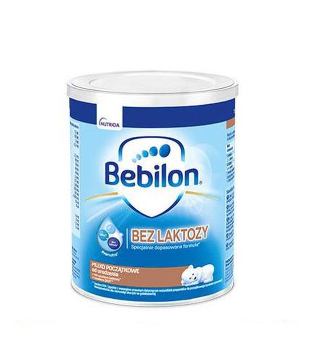 Bebilon bez laktozy, mleko początkowe dla niemowląt z nietolerancją laktozy, 400g