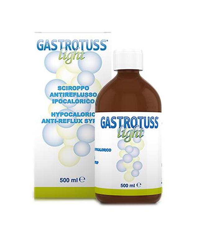 Gastrotuss Light Niskokaloryczny syrop przeciwrefluksowy, 500 ml