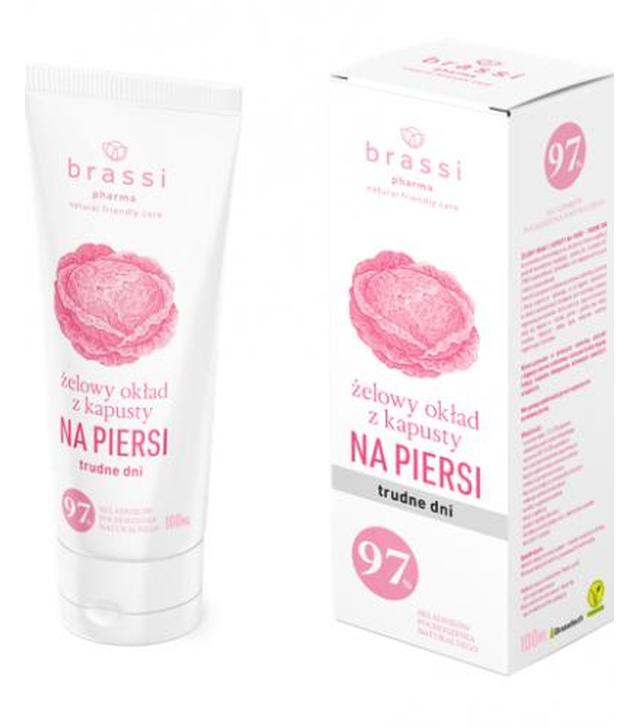 Brassi Pharma Żelowy Okład z kapusty na piersi trudne dni, 75 ml - ważny do 2025-06-30