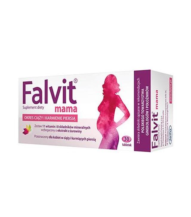 FALVIT MAMA Dla kobiet w ciąży i karmiących, 30 tabletek - ważny do 2025-08-31