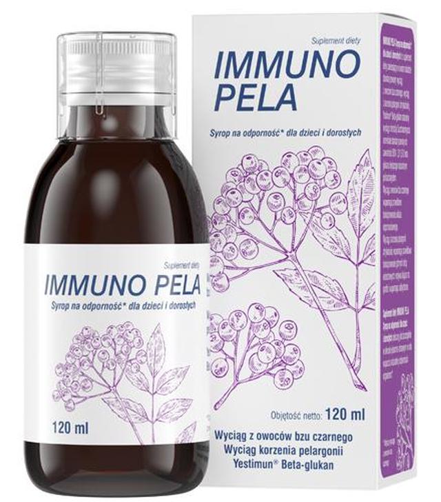 Immuno Pela Syrop na odporność - 120 ml - cena, opinie, dawkowanie