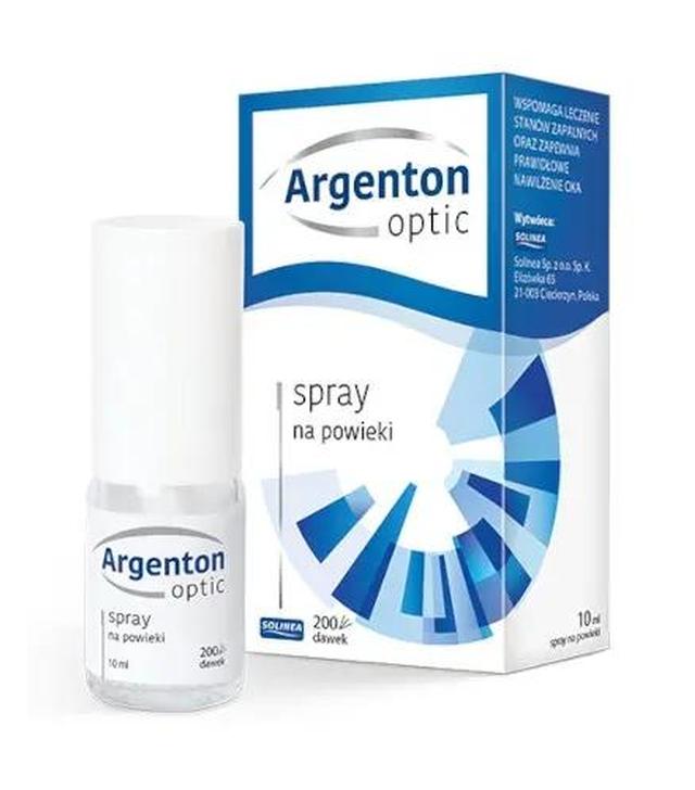 ARGENTON OPTIC Spray na powieki, 10 ml