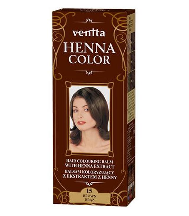 VENITA Henna Color Balsam Koloryzujący nr 15 Brąz, 75 ml