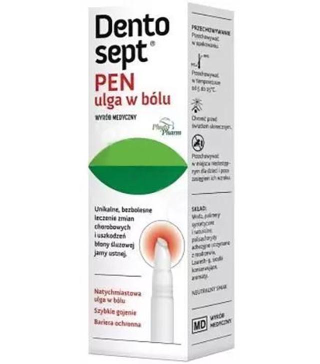 Dentosept Pen Ulga w bólu - 3,3 ml - cena, opinie, właściwości - ważny do 2025-07-31