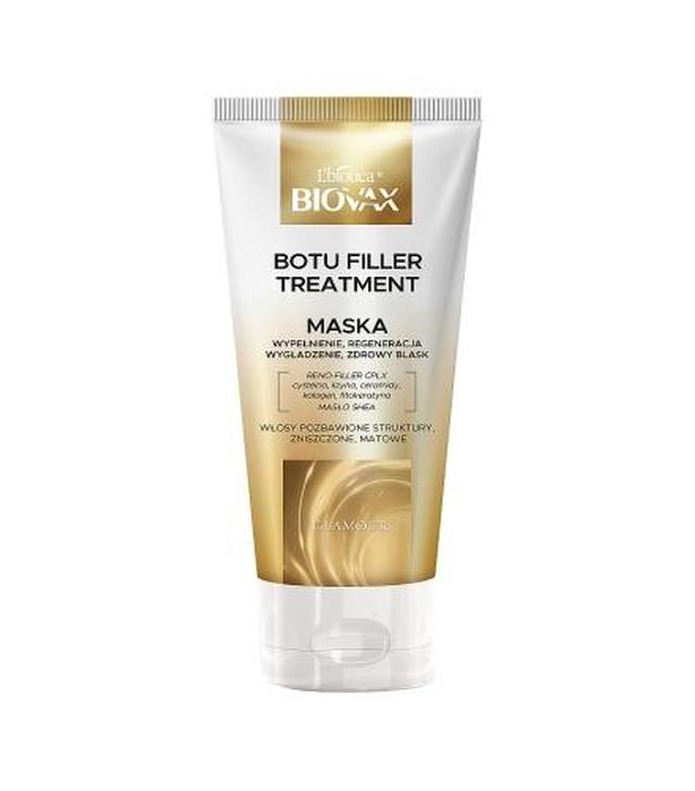 L'biotica Biovax Glamour Botu Filler Treatment Maska wypełniająco-wygładzająca, 150 ml
