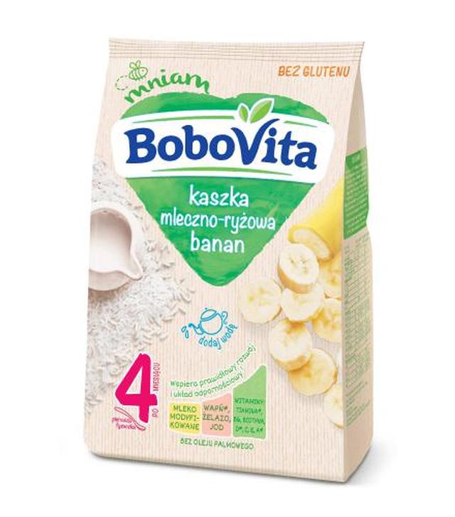 BOBOVITA Kaszka mleczno-ryżowa o smaku bananowym po 4 m-cu - 230 g