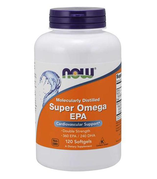 Now Foods Super Omega EPA - 120 kaps. - cena, opinie, składniki