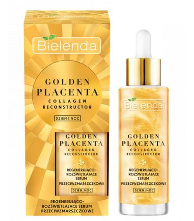 Bielenda Golden Placenta Collagen Reconstructor Regenerująco-Rozświetlające Serum przeciwzmarszczkowe, 30 g cena, opinie, właściwości