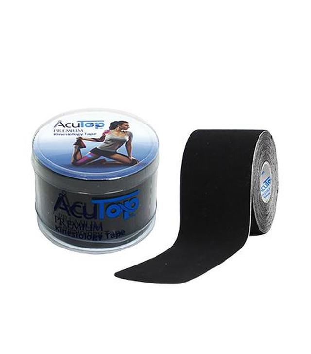 AcuTop Premium Kinesiology Tape 5 cm x 5 m czarny, 1 sztuka, cena, opinie, wskazania