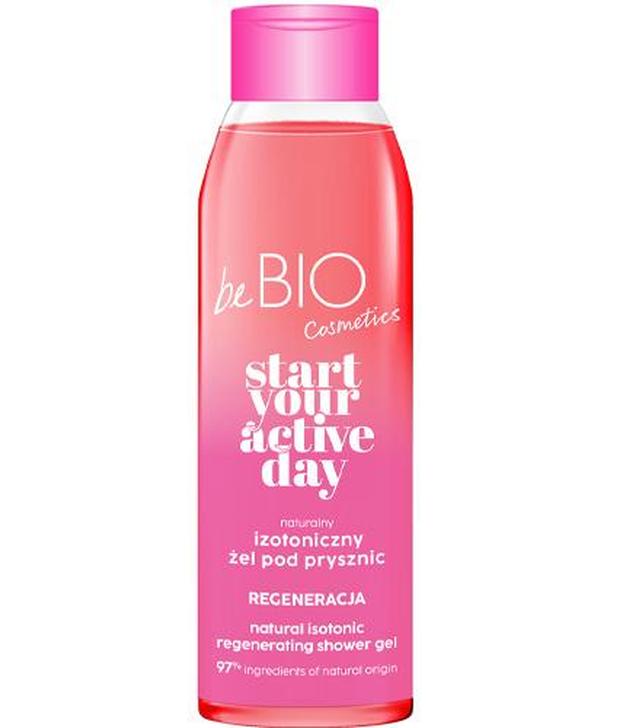 BeBio Start Your Active Day Naturalny Izotoniczny, Żel pod prysznic regeneracja, 400 ml