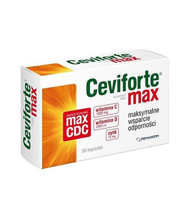 Ceviforte Max - 30 kaps. - cena, opinie, wskazania
