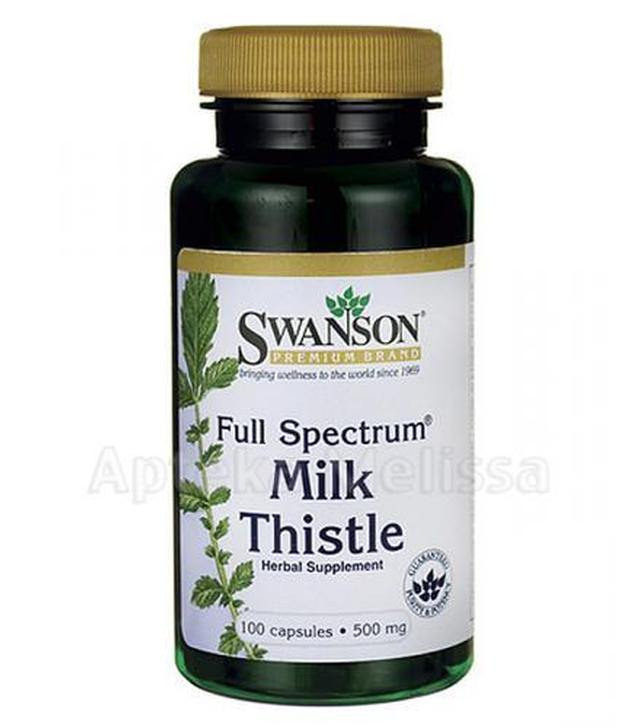 SWANSON Full Spectrum Milk Thistle 500 mg - 100 kaps.