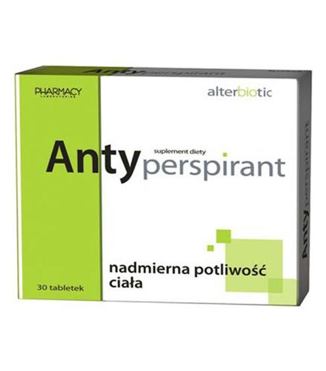 Pot Stop Antyperspirant suplement diety - 30 tabl. - cena, opinie, składniki