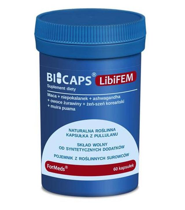 Bicaps Libifem - 60 kaps. - cena, opinie, właściwości