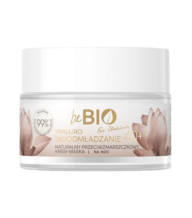 BeBio Hyaluro BioOdmładzanie Naturalny Krem przeciwzmarszczkowy do twarzy na dzień 40+, 50 ml cena, opinie, skład