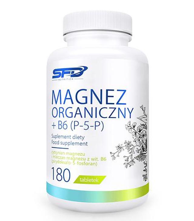 SFD Magnez Organiczny + B6 (P-5-P), 180 tabletek