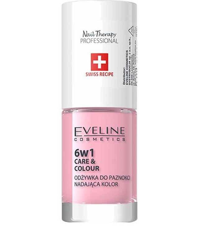 Eveline Cosmetics Skoncentrowana Odżywka do paznokci 6w1 nadająca kolor Shimmer Pink - 5 ml - cena, opinie, stosowanie
