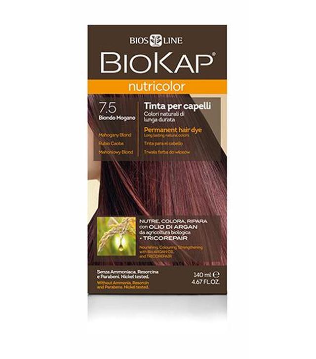 BioKap Nutricolor Farba do włosów 7.5 Mahoniowy Blond - 140 ml - cena, opinie, właściwości