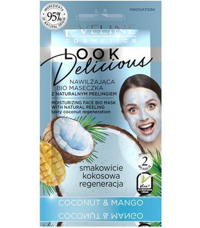 Eveline Look Delicious Nawilżająca bio maseczka + naturalny scrub coconut & mango - 10 ml - cena, opinie, właściwości
