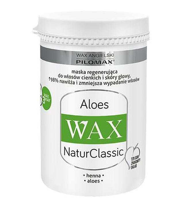 PILOMAX WAX NATURCLASSIC ALOES Maska do włosów cienkich - 240 ml - cena, opinie, właściwości